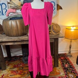 Elegant Pink Women's Dress